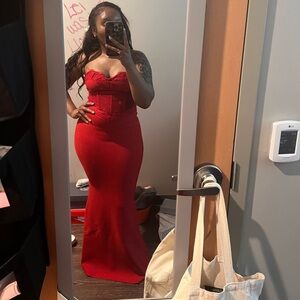 Red ballgown/gala dress